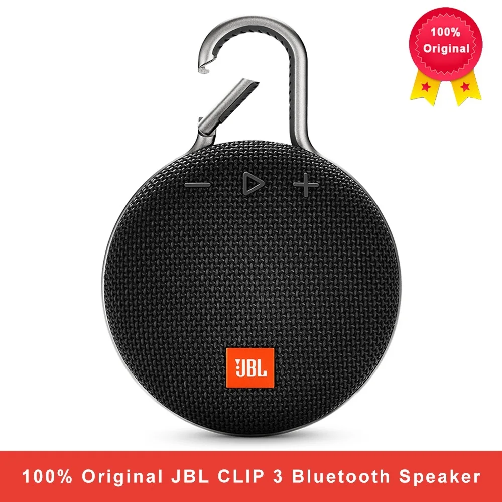 

JBL CLIP 3 Wireless Bluetooth Speaker IPX7 Waterproof Sports Speaker Outdoor Portable Speakers With Mic
