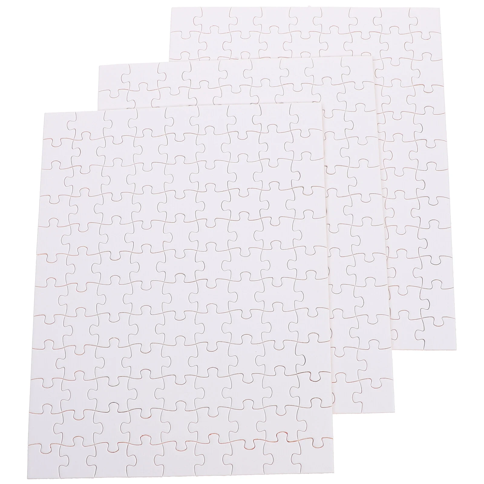 

3 Sheets Panel Wooden Toy DIY Transfer Puzzle Birthday Present Heat Educational Plaything Child Sublimation Blank