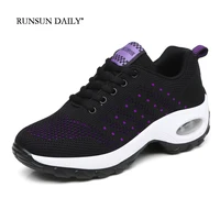 outdoor women running shoes air cushion mother casual walking shoe lightweight mesh atheletic footwears breathable increasing