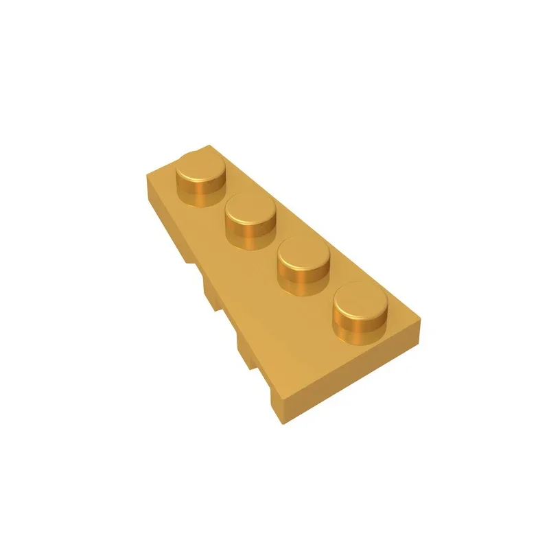 Конструктор встроенный клин пластина 4x2 левая Совместимость с конструктором lego
