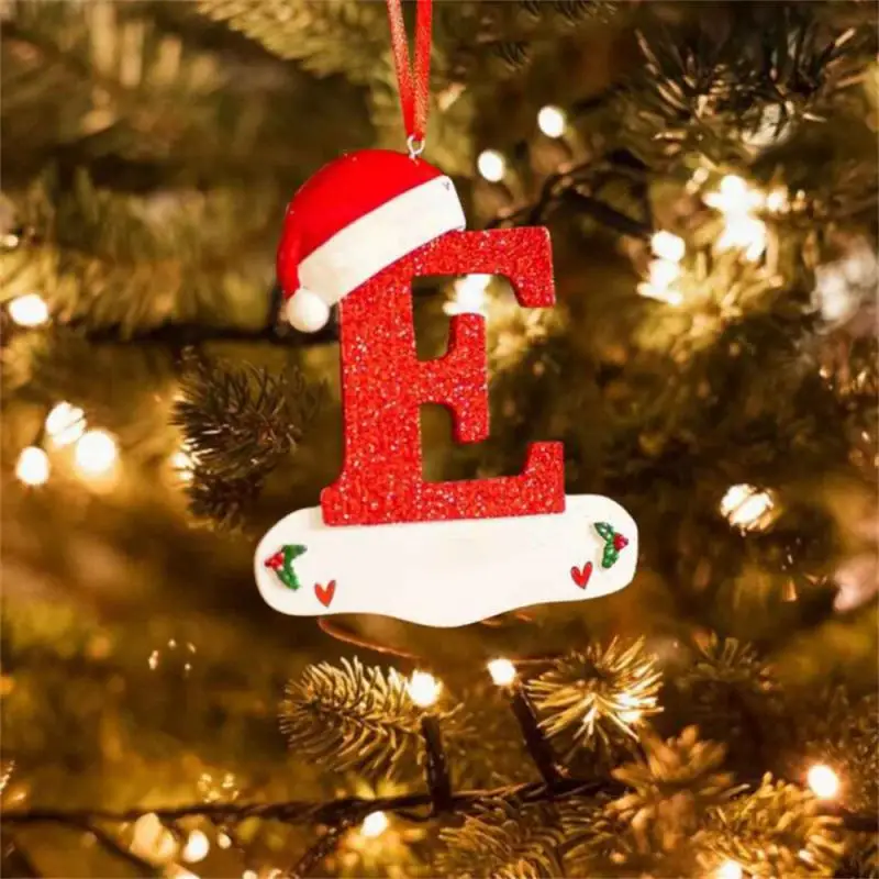 Украшение рождественской елки подвеска с буквами 26 букв домашний праздник
