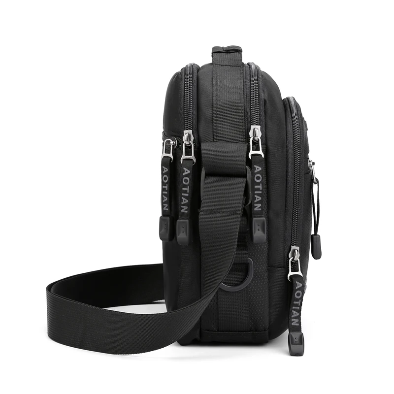 Drop Ship Men Shoulder Bag Boys Crossbody Bag High Quality Man Messenger Bag Nylon Cellphone Male Handbags Purse Bolsas