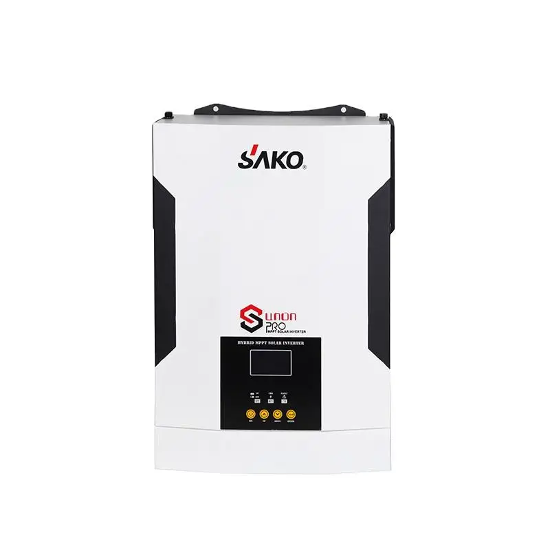 

SAKO SUNON PRO 5.5KW solar inverter 100A MPPT off grid pure sine wave 230V voltage 48V battery 6000W 450V max PV input 50/60Hz