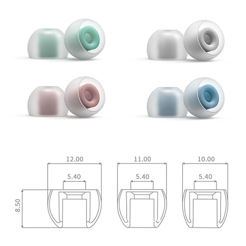 2 пары наушников T-APB T300 с усилением высоких/низких частот мягкие силиконовые