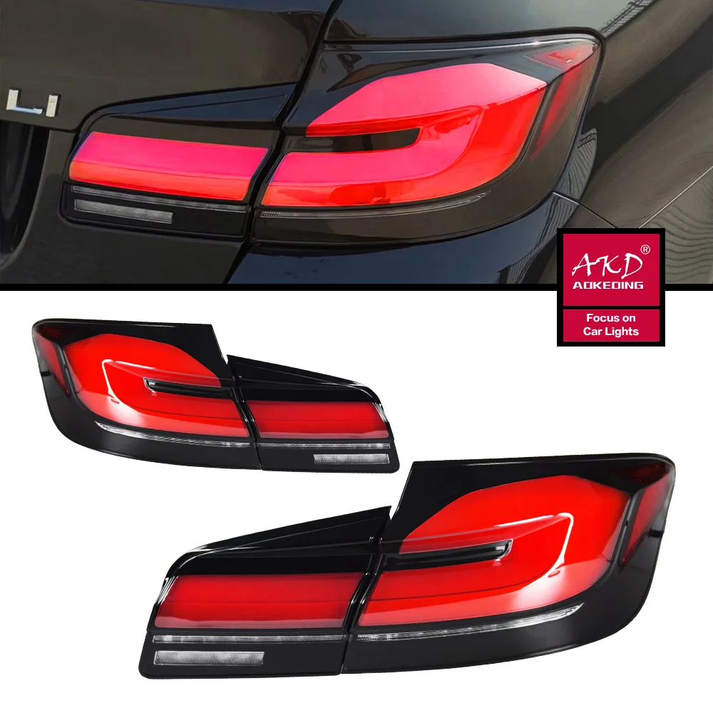 4 PCS רכב זנב אורות חלקי F10 F18 528i 530i 535i M5 2011-2017 פנסים אחוריים אחורי מנורת LED אות בלם היפוך חניה פנים