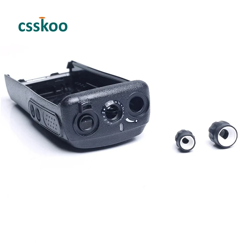 10Pcs DEP450 Housing Shell Front Case With Volume And Channel Knobs For Motorola XIR P3688 DP1400 DEP450 Radio
