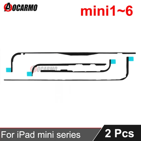 2 шт./лот для Apple iPad mini 1/2/3/4/5/6 7,9 дюйма A1432 A1489 A1599 A1538 A2133 A2567 ЖК-дисплей с сенсорным экраном, клейкая наклейка