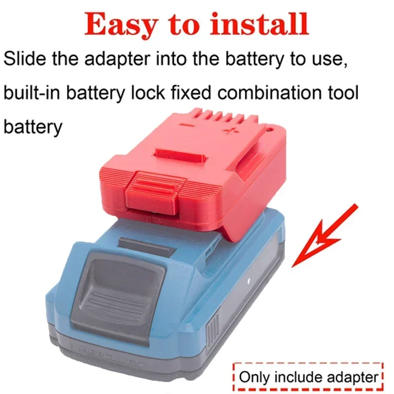 Адаптер для аккумулятора Bauer 20 в преобразователь литий-ионных инструментов Hercules