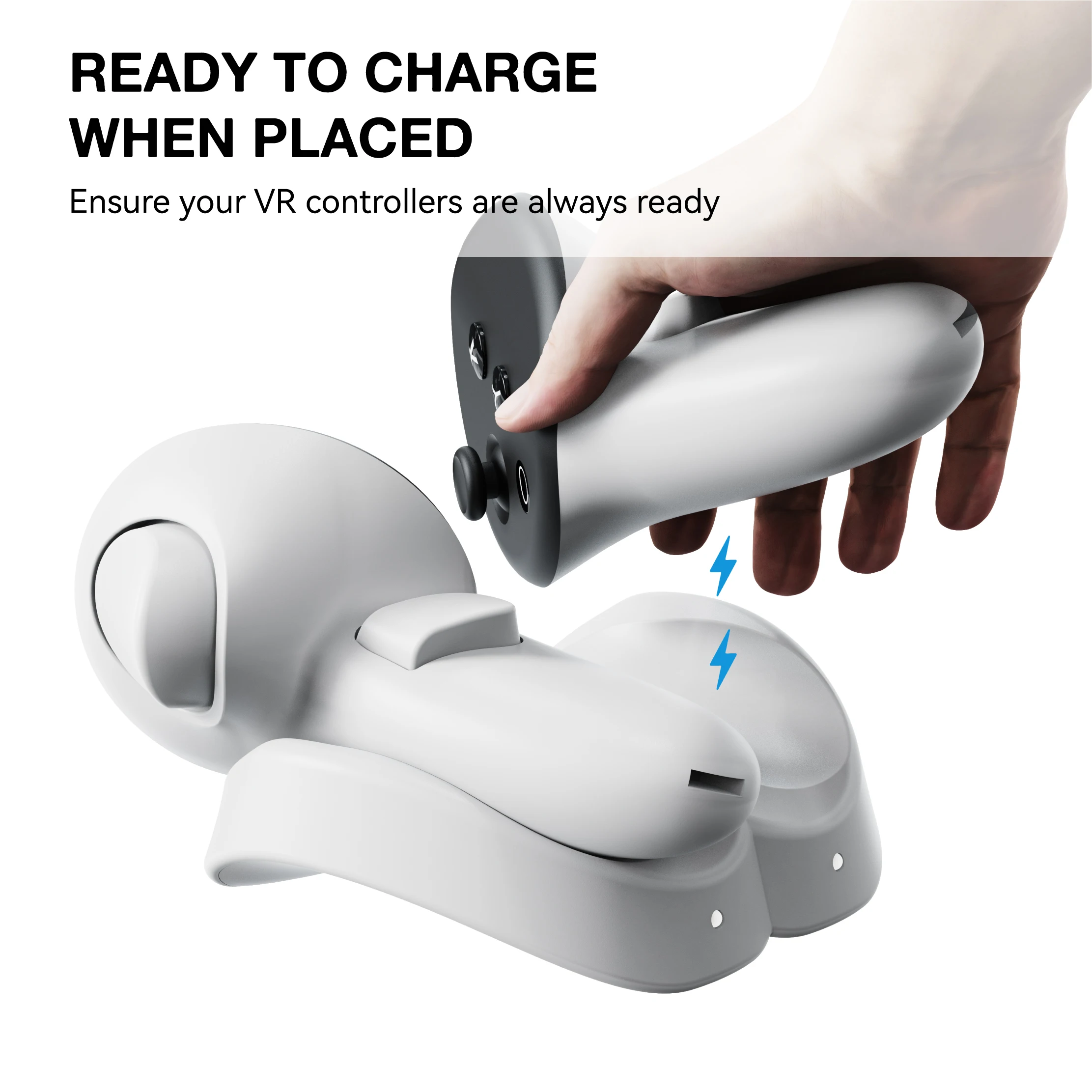 Зарядная док-станция для контроллеров Meta Quest 3/Quest 3S зарядная станция со