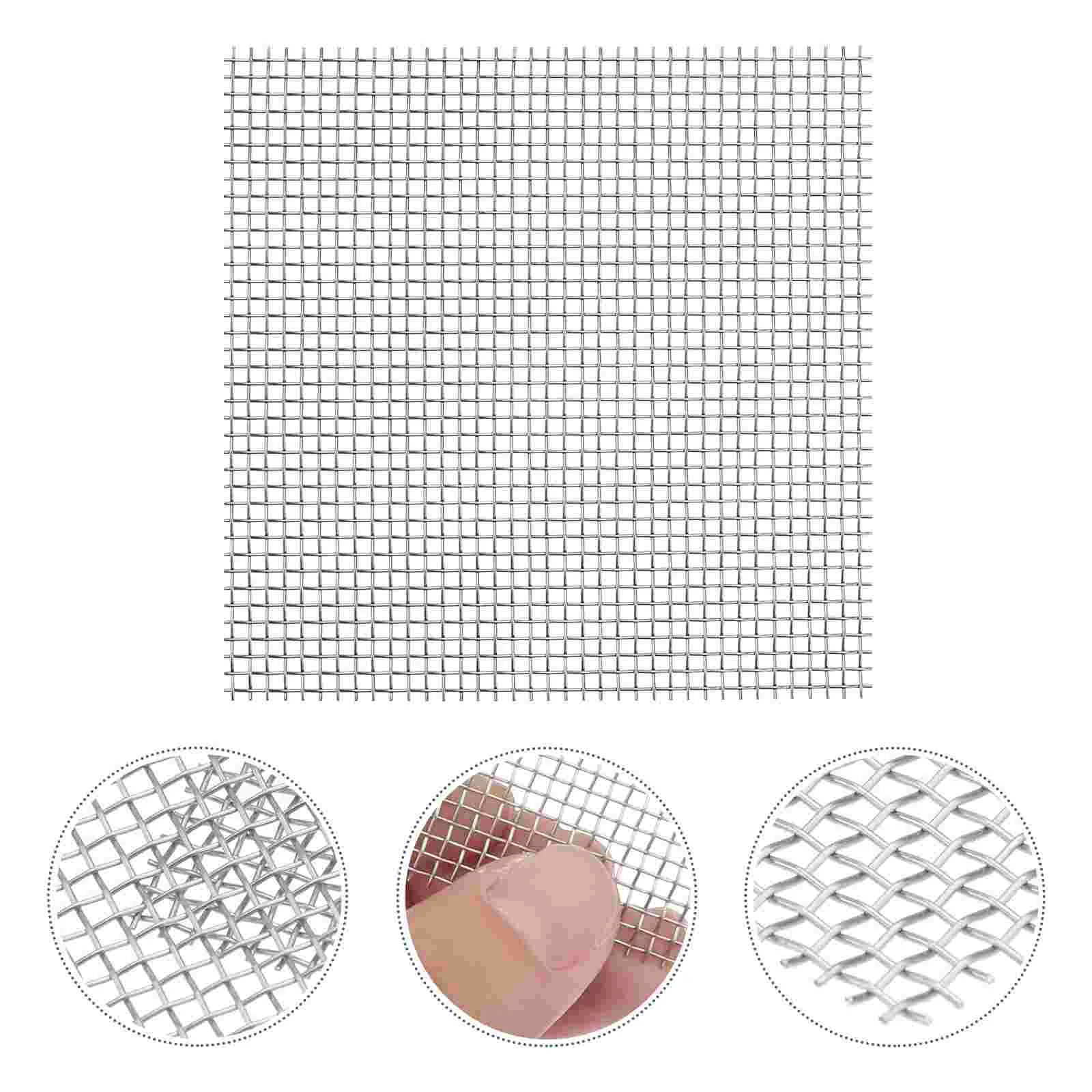 

8pcs Aquarium Stainless Steel Wire Mesh Pads Aquatic Moss Plants Water Grass Mesh Fish Tank Supplies