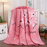 2020 summer washed cotton quilt 1 pcs soft breathable blanket thin new comforter bed cover