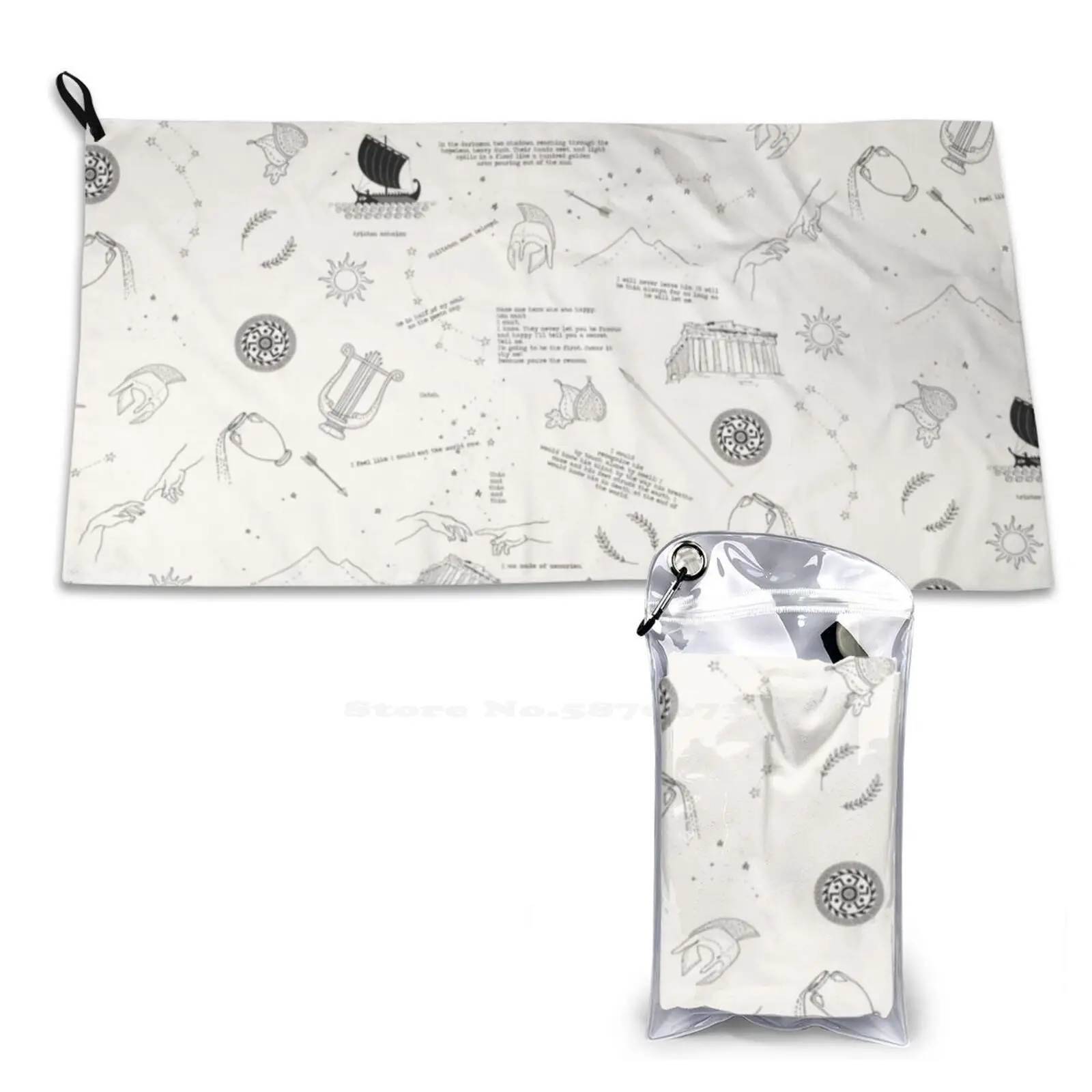 Банное полотенце с 3D принтом Ахиллес, сильное впитывание воды, песня ахиллесов, Tsoa Patrochilles Patroclus Patroclo