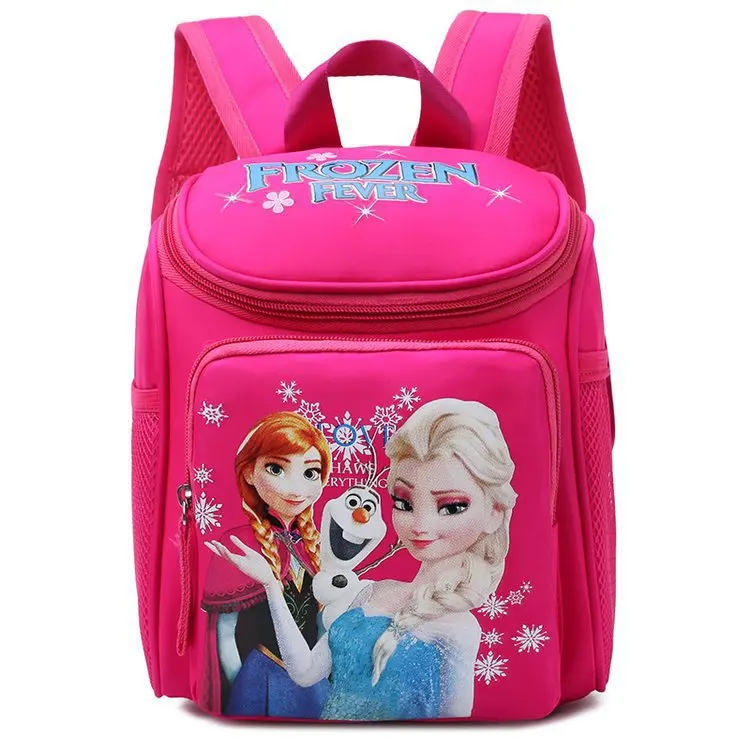 Disney Bag Backpack Children's Fashion Anime Cartoon DC Aisha Princess Students Bag Boys and Girls Baby Kindergarten Backpack
