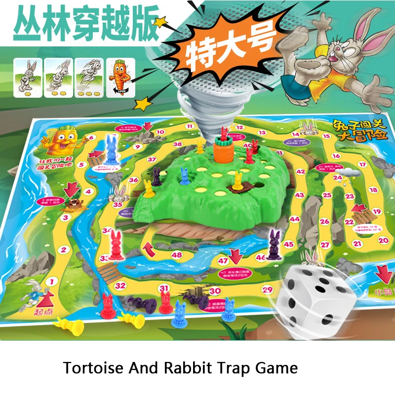 Ловушка для черепахи и кролика игрушка пересеченной местности спиннинг репа