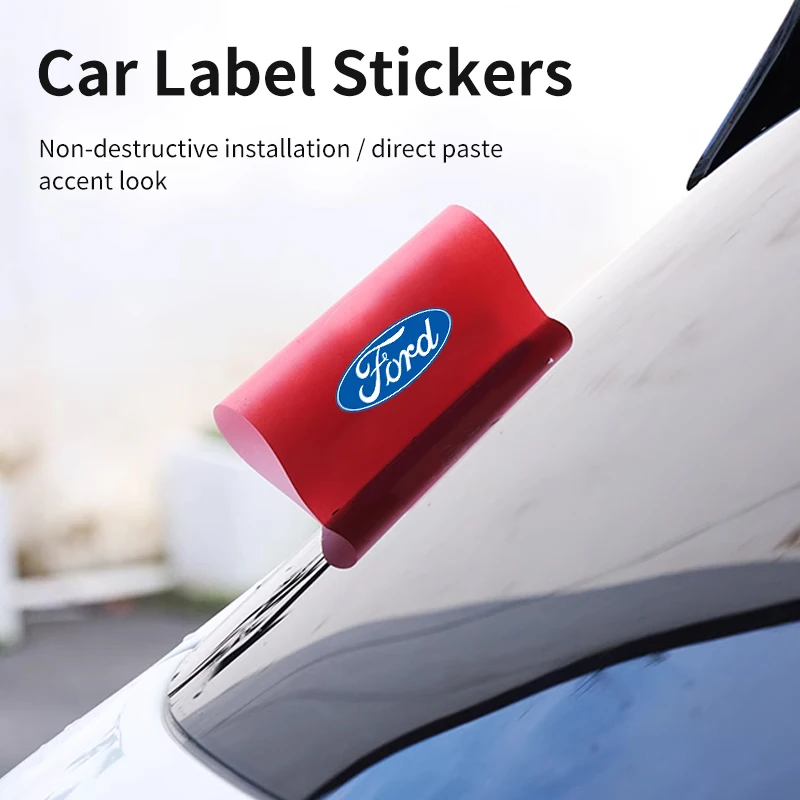 

Accept Customized Car Universal Washing Labels Door Mark Tag Stickers Decorative Logo Warning Decal Accessories For Ford