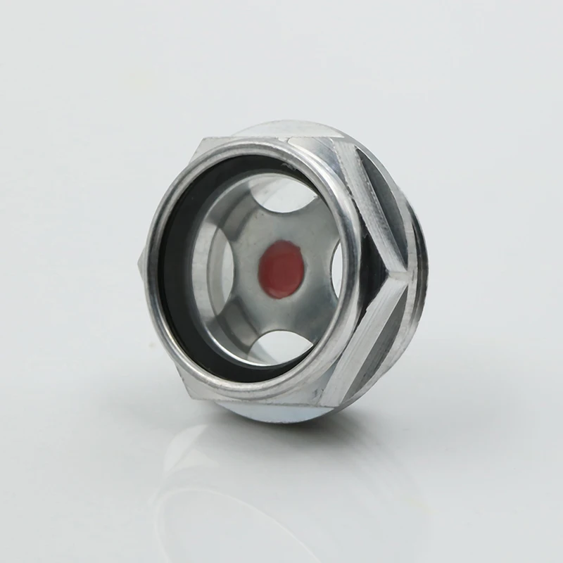

16mm-48mm Male Threaded Metal Air Compressor Oil Level Sight Glass