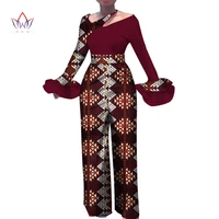 new women african bowtie rompers jumpsuit african clothes african print cool colorful dashiki women african clothing wy3526