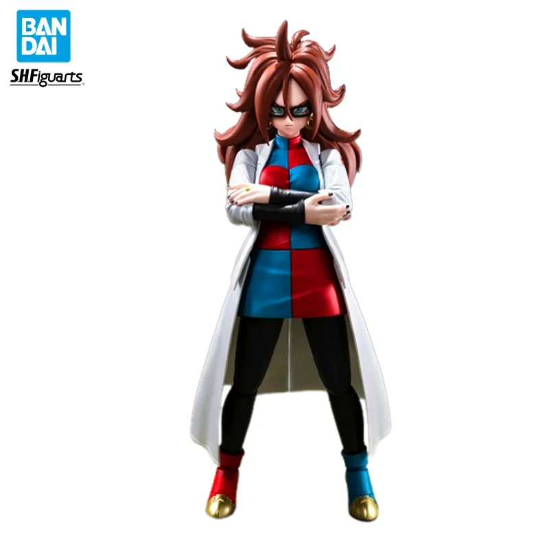 

Original Bandai Dragon Ball Z Android #21 SHF Figure Original Figuarts Female Doctor Figurine PVC Model Collectible Toys Gift