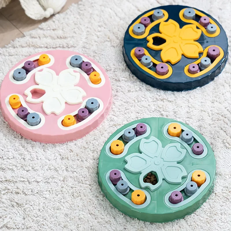 

Puzzle Pet Dog Toys Pet Slow Feeder Interactive Toys Cat Dogs Training Game Increase Puppy Iq Food Dispenser Antislip Dog Bowl
