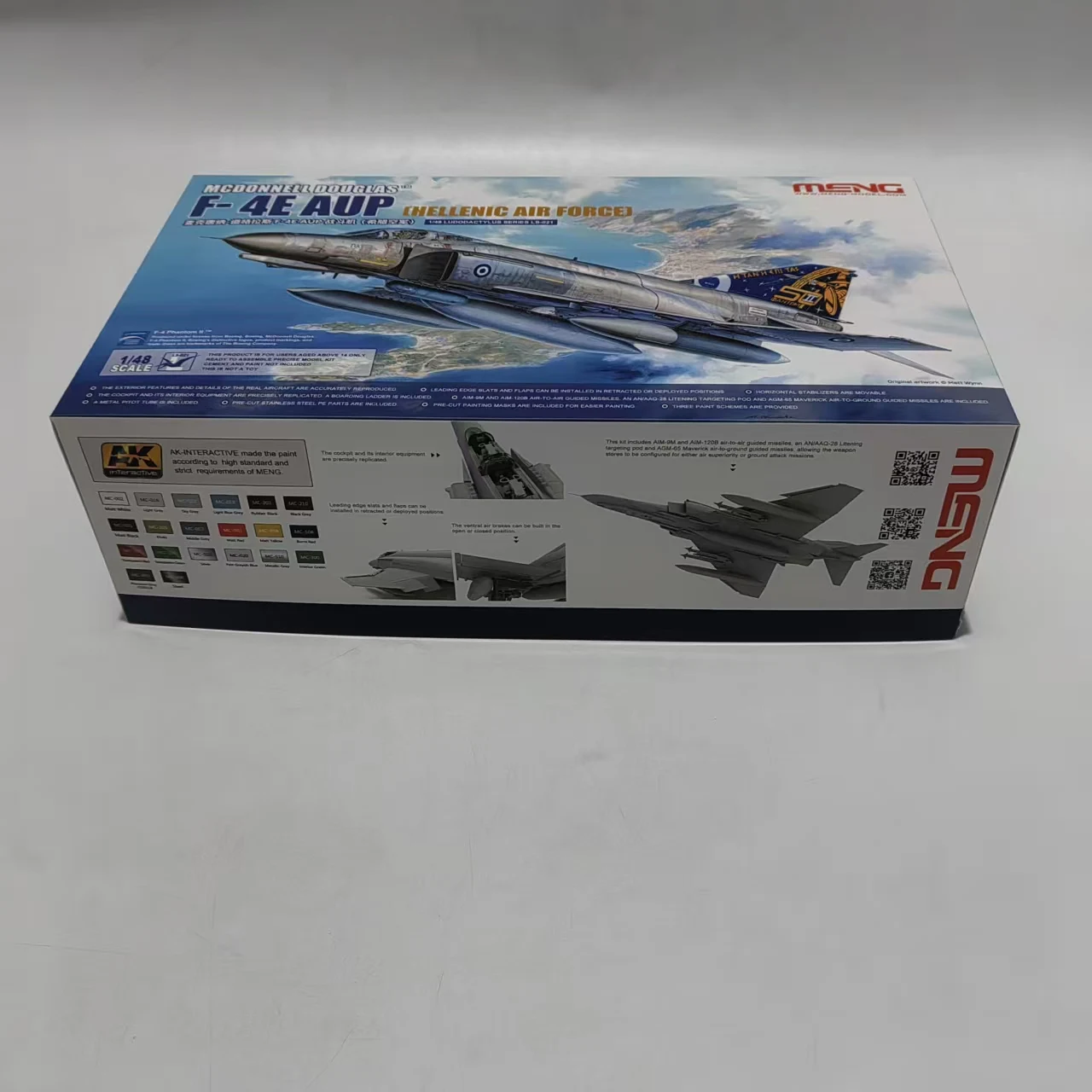 Фото LS-021 MENG 1/48 McDonnell Douglas F-4E AUP Phantom II Набор для сборки (Греция) №1