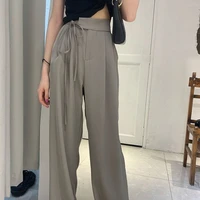 wide leg pants women high waist baggy fluid trousers palazzo korean harajuku 2022 fashion summer office wear female clothing