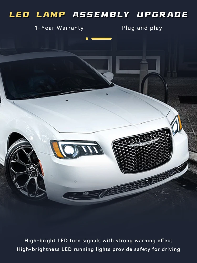 Автомобильные аксессуары для Chrysler 300C 2011-2017 передняя зеркальная фара улучшенный