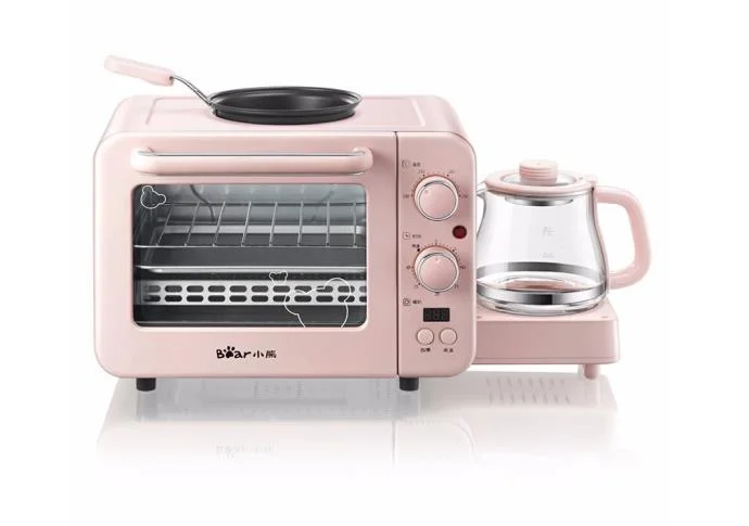 

DSL-C02B1 bear 3in1 household breakfast maker Bread machine Coffee roaster breakfast machine home Electric oven 220-230-240v