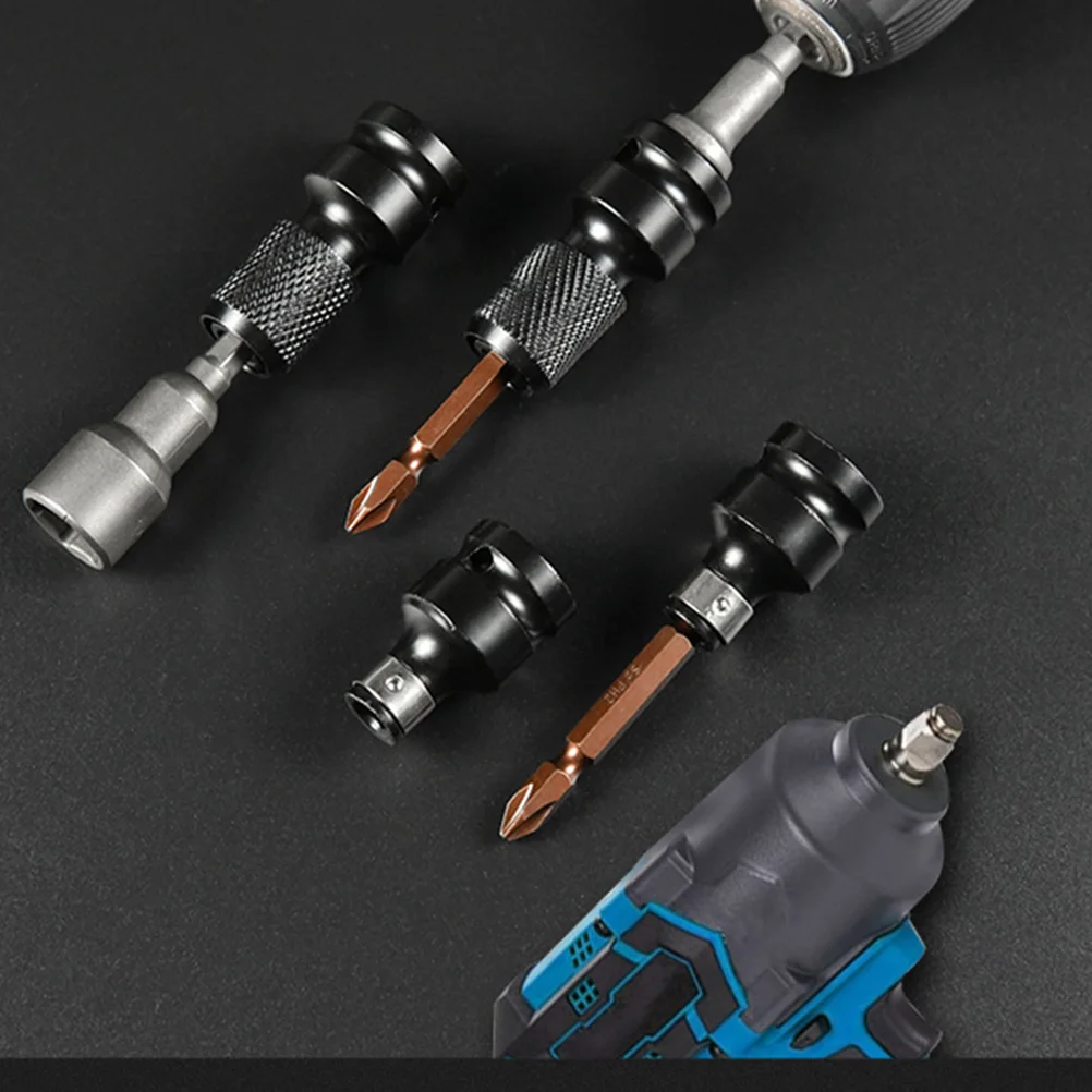 4-х шт. адаптер для торцевой дрели удлинитель с храповым механизмом ударная