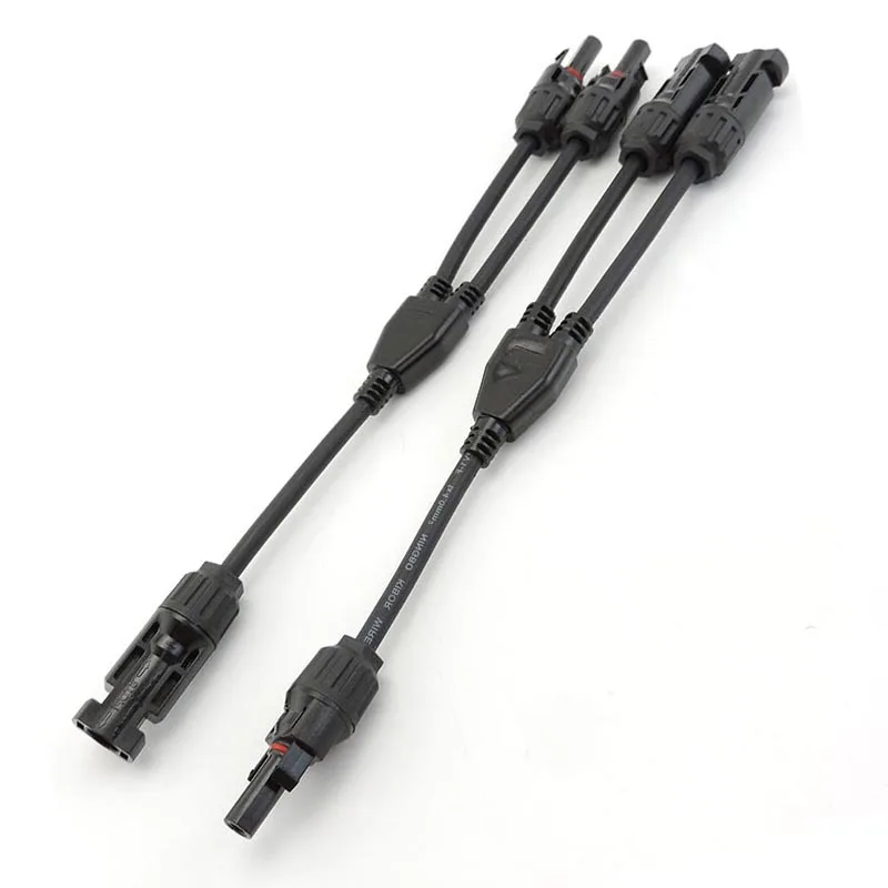 

2-1 Y-образный соединитель PV с 4-мм2 солнечным кабелем, штекер и гнездо для солнечной системы PV