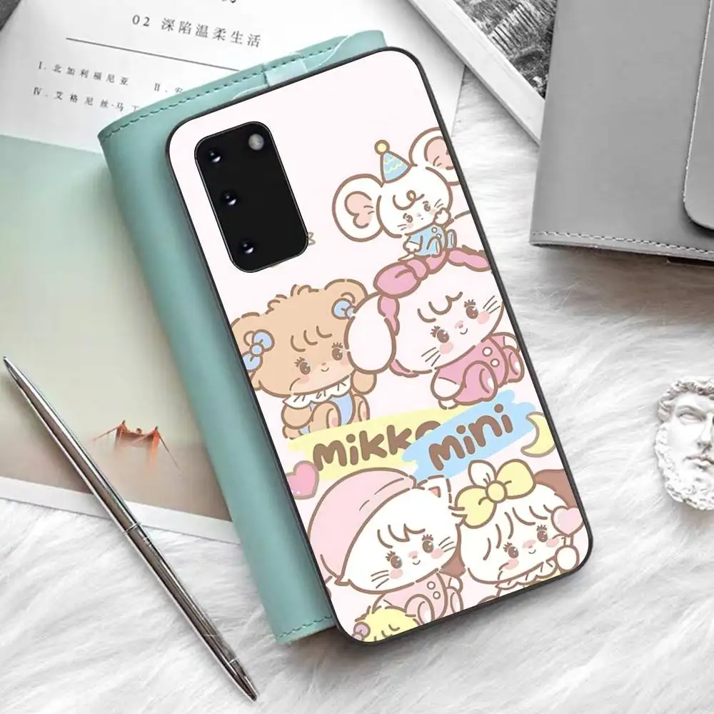 Фото Чехол для телефона Cute Cat Mikko для Samsung S 24 Fe 25 Ultra Plus 20 Lite 21 30 22 23 24 22 Ultra 5G Fundas №4