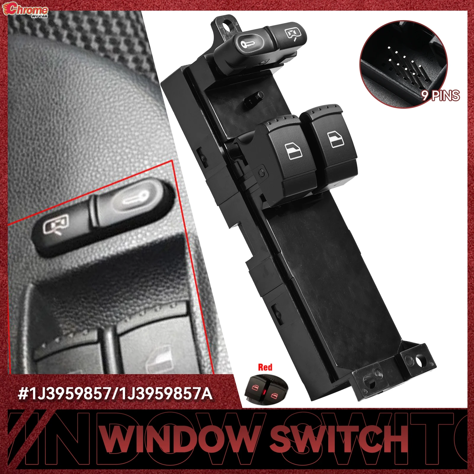 Панель электропитания переключатель окна для Skoda Fabia Octavia Praktik 6Y VW Golf Jetta MK4 Bora