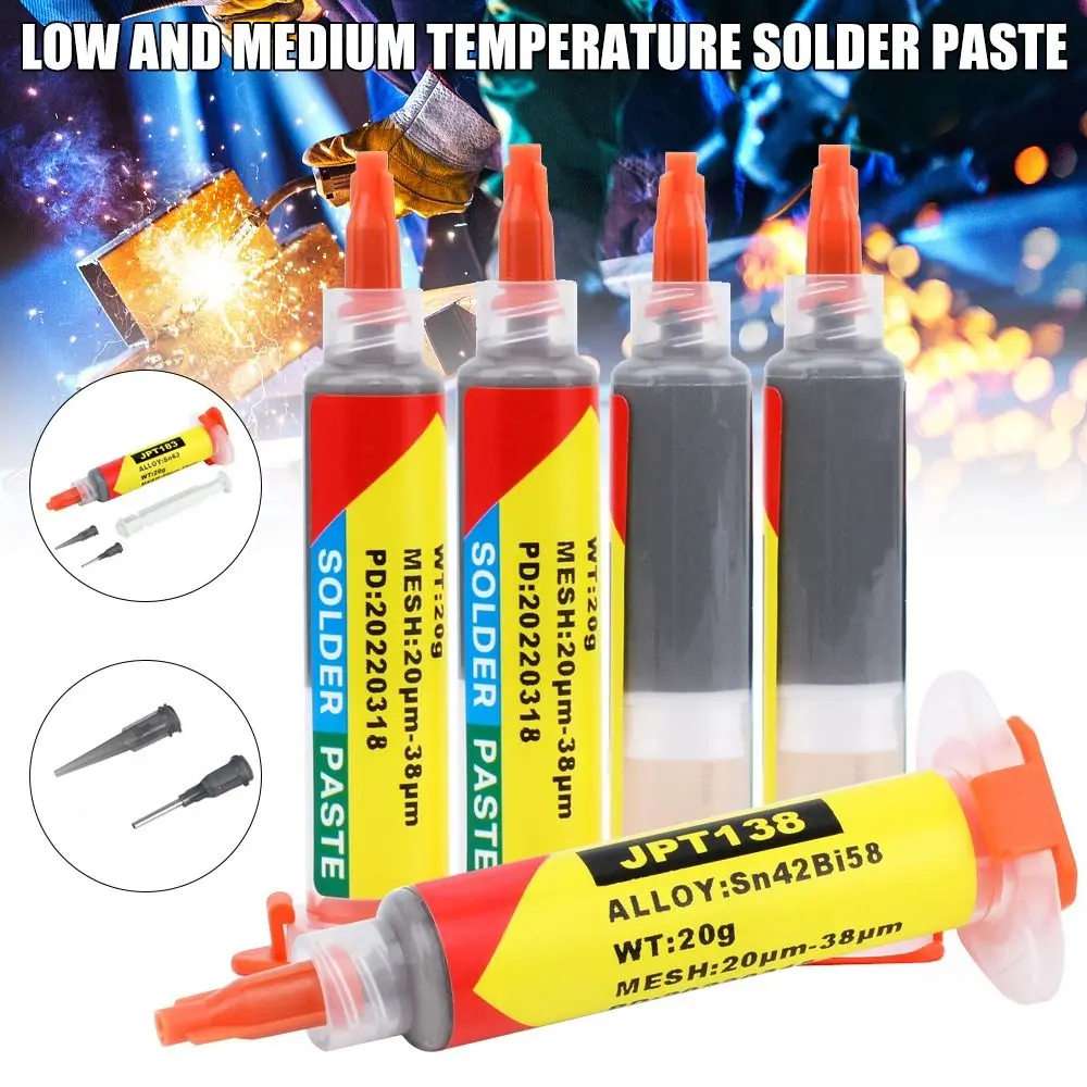 

Durable CPU Tin SMD PCB Parts Patch Mechanic Soldering Oil Gel Sn42 Bi58 Sn63 Welding Flux Soldering Paste
