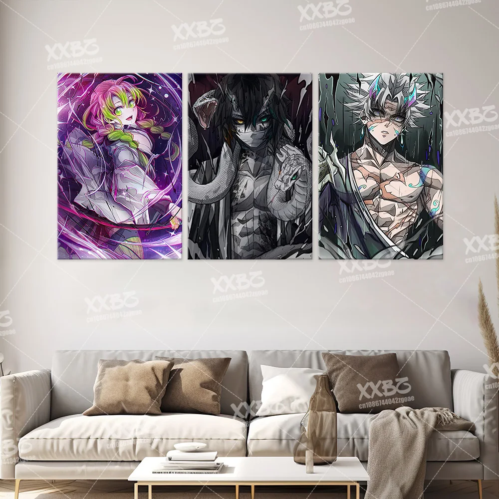 Плакаты с изображением рассекающего демонов Kamado Tanjirou без рамки картина в стиле