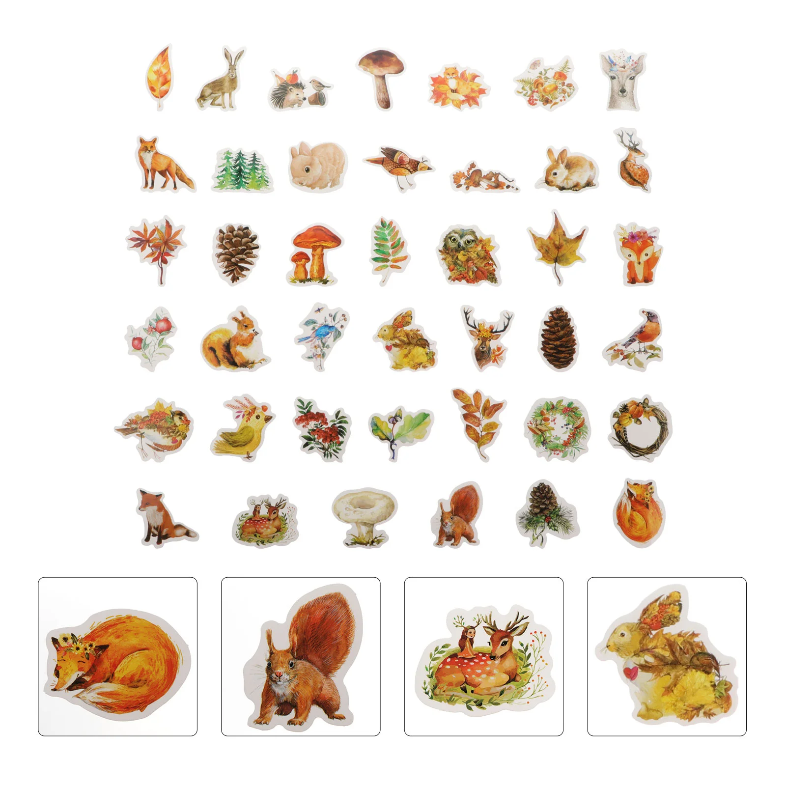 

205 Pcs Graffiti Stickers Phone Case Paper DIY Gift Wrapping Decorative Autumn Fall