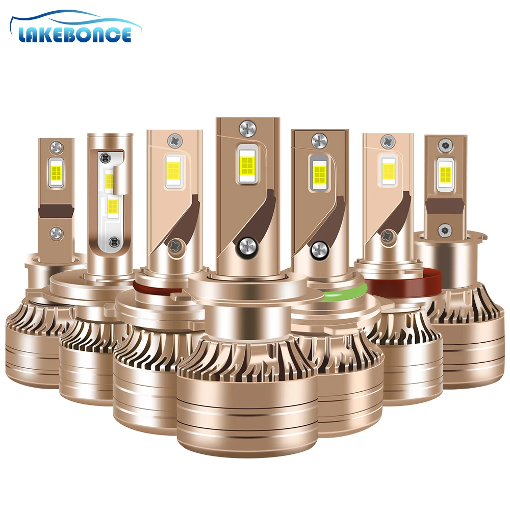 

15000LM 60W H7 H4 LED Light Bulbs 12V Car Headlight H1 H3 H11 9005 9006 9012 6000K Auto Headlamp 3570 Chips Super Bright Lamp