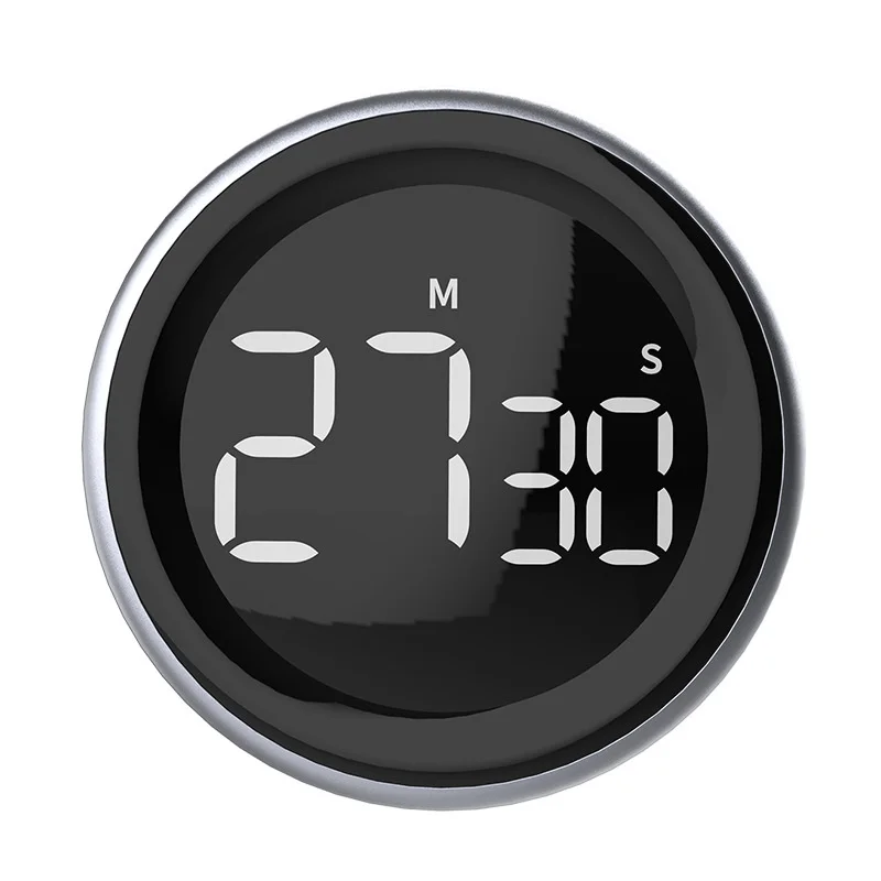 LED Digital Time Alarm Remind Magnetic Counter Manual Electronic Countdown Timer for Kitchen Cooking Shower Study |