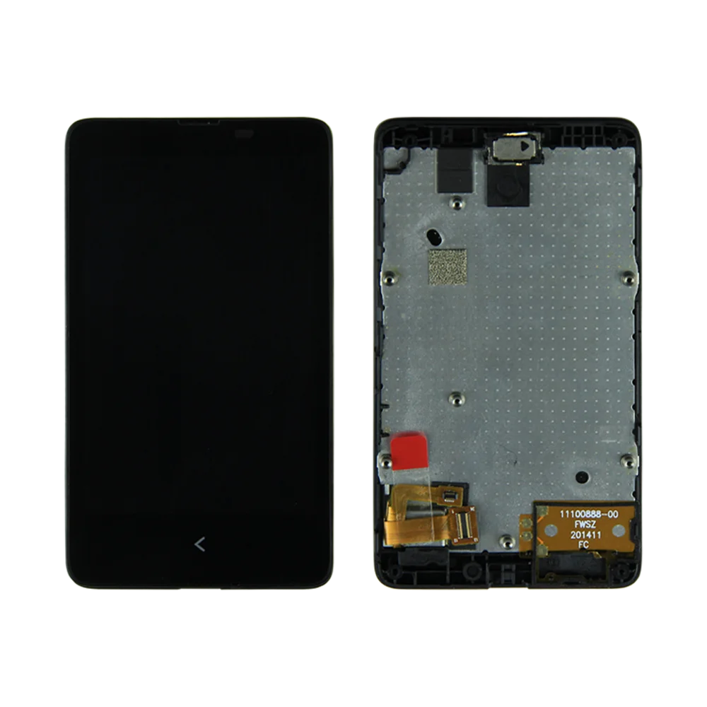 

For Original Nokia X LCD with frame display touch screen digitizer Assembly+frame Replacement 100% tested