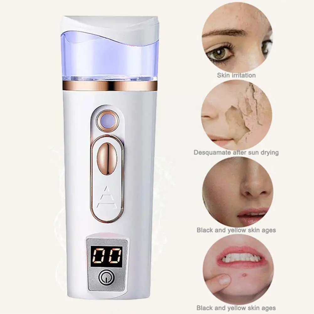 2021 Mini Atomizer Eyelash Extensions Face Mist Humectant Hydration Skincare Steam Replenishment Water Spray Beauty N1j4