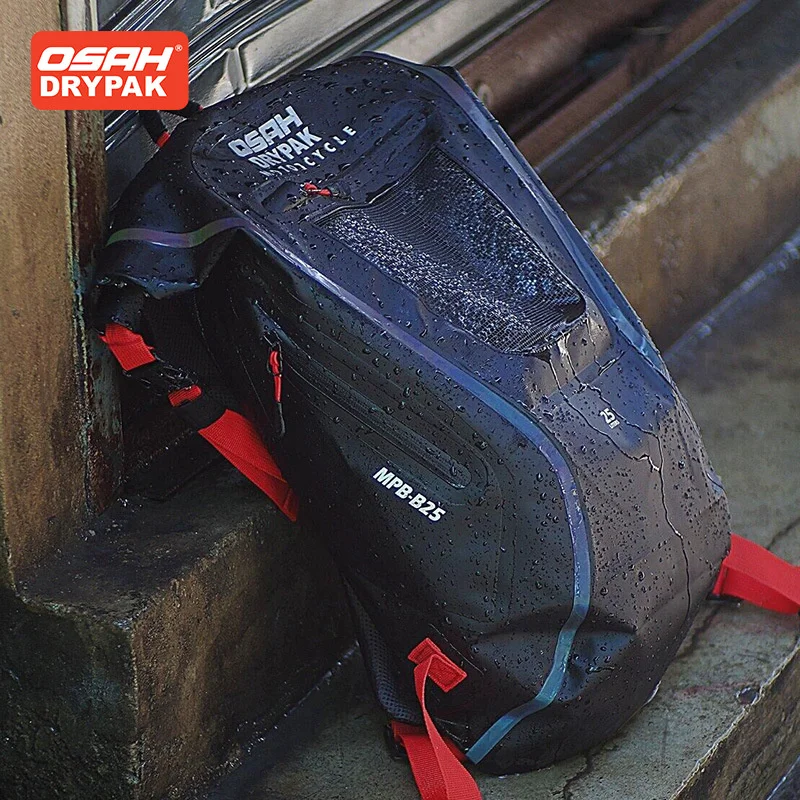 

Уличный рюкзак OSAH 25L, водонепроницаемая вместительная черная камуфляжная спортивная сумка для пеших прогулок, кемпинга, велоспорта, спортз...