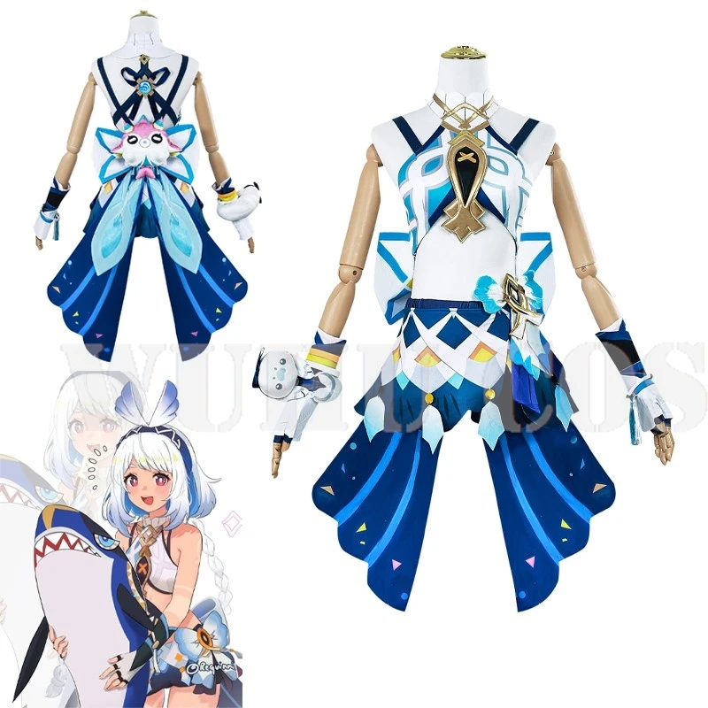 Игра Genshin Impact Muイ Косплей Muinaa Парик Костюм Платье Аниме Женщины Хэллоуин Ролевые