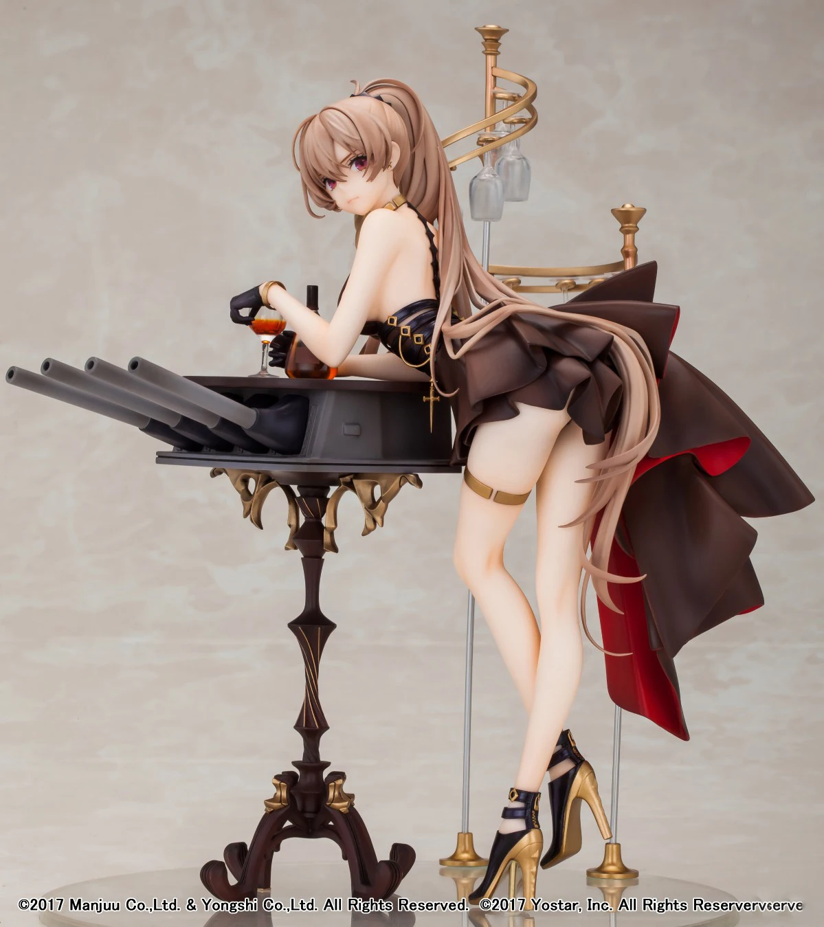 

2022 In stock!26CM Japanese original anime figure Azur Lane MNF Jean Bart action figure collectible model toys for boys