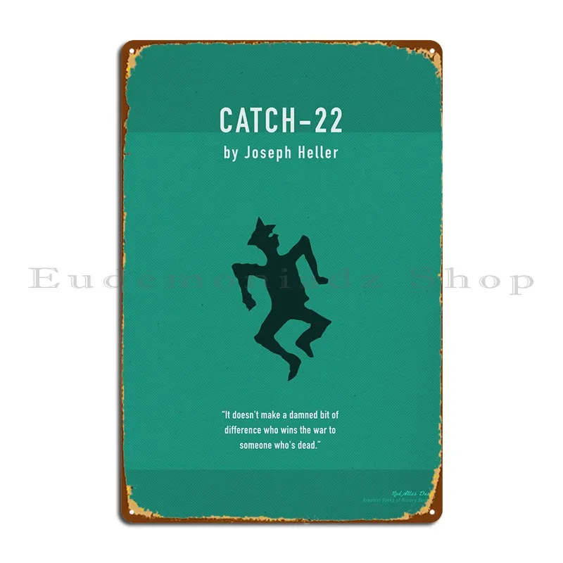 

Catch 22, блокнот, металлический плакат, персонализированный фотографический дизайн, персонализированный кинотеатр, жестяной плакат
