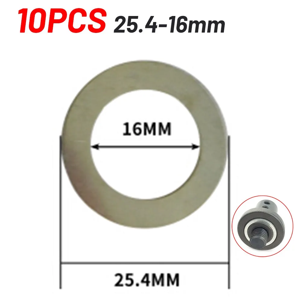 

Ring Saw Blade Washer Blade Aperture Change Washer Inner Hole Ring Inner Ring Pack Saw Cutting Washer Silver Durable