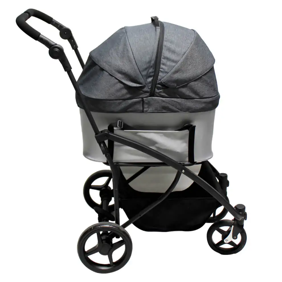 Популярная легкая алюминиевая прогулочная коляска для собак