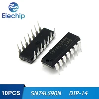 10pcs sn74ls90n dip14 sn74ls90 74ls90 dip integrated circuit electronics