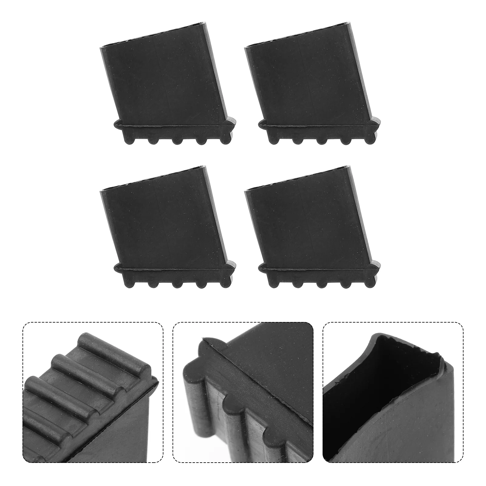 

Ladder Feet Covers Rubber Pads Leg Cushion Pad Legs Non Mat Skid Caps Extension Cover Table Furniture Foot Protector Stepsleeves
