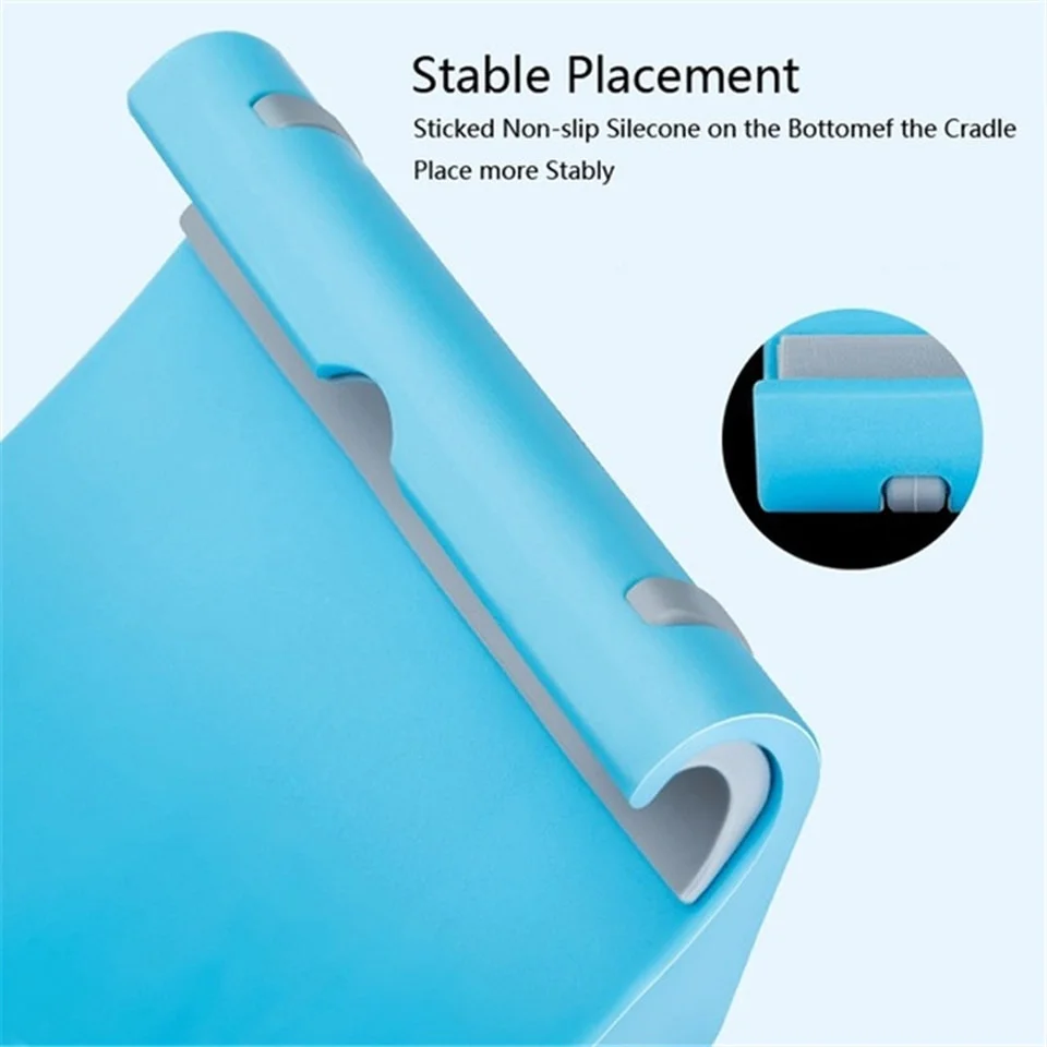 mobile phone desk stand colorful phone holder tripod plastic adjustable foldable universal non slip phone table holder stand free global shipping