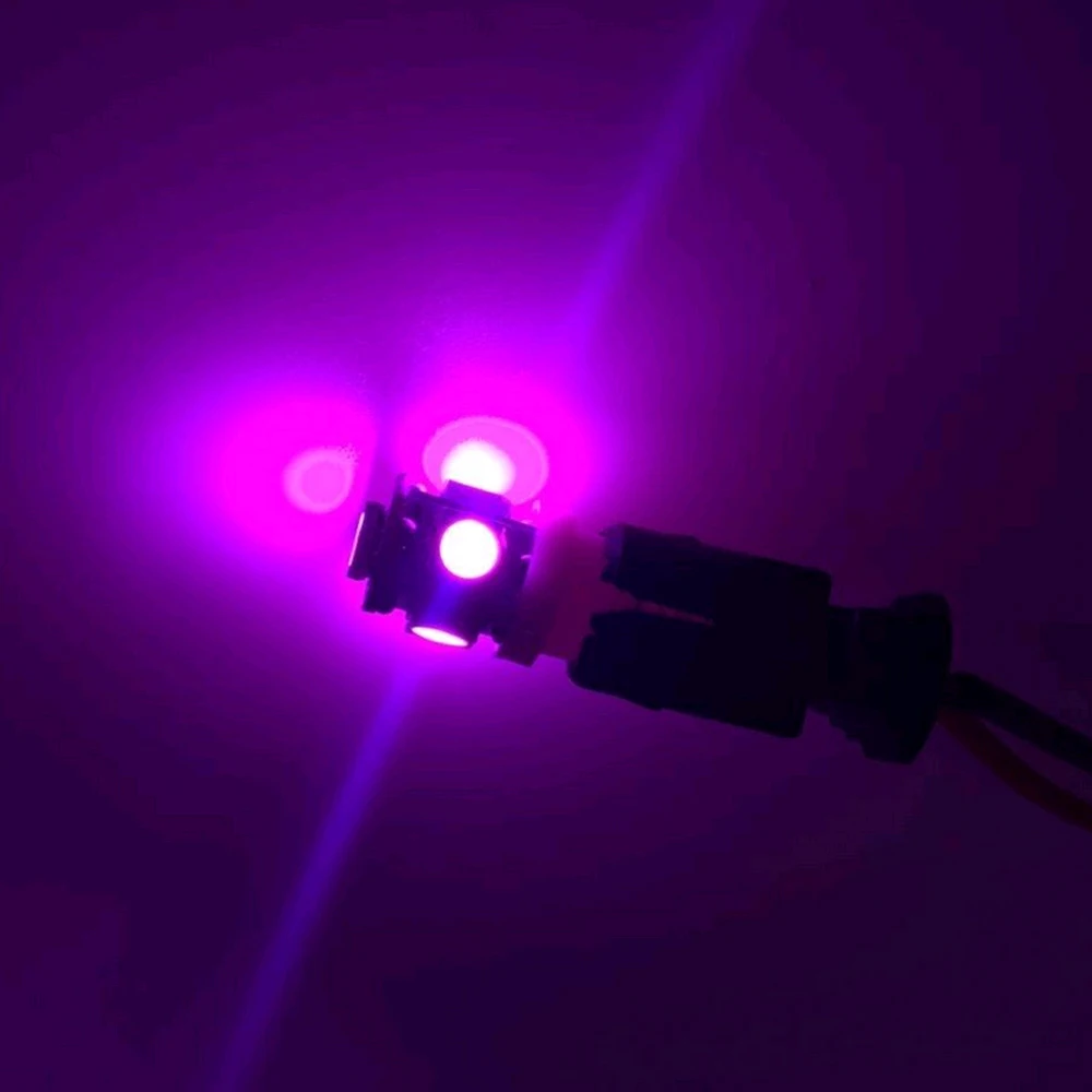 

10 шт. розовый фиолетовый T10 158 192 194 168 W5W 5050 SMD 5 светодиодный автомобильный клиновой задний боковой фонарь, лампа купола, лицензия, карта, аксессуары