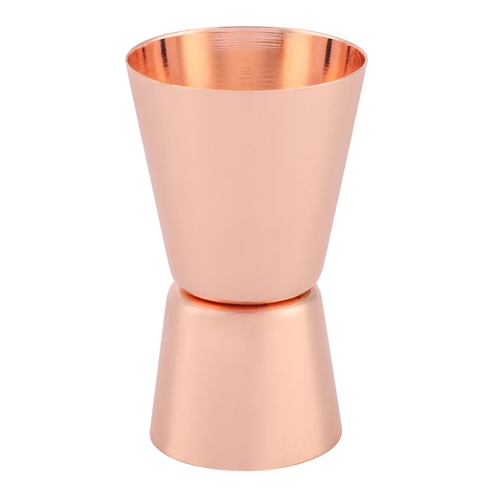 

15/30ml Jigger Double Sided Liquor Cocktail Wine Measuring Cup Drink Bar Tool (Rose Red)
