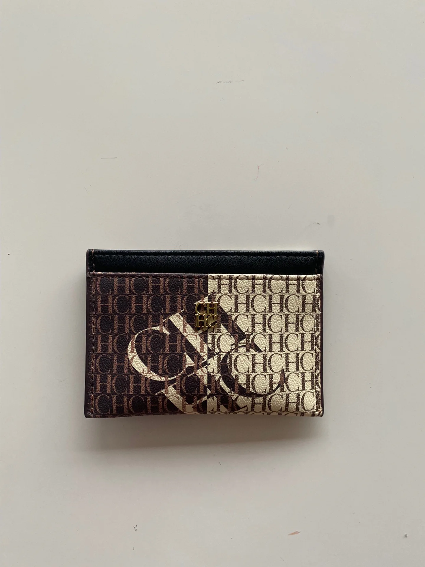 

New International Brand CHHC CHHC Leather Universal Card Bag Zero Wallet Key Bag No Zipper Portable Gift Box Shopping Bag